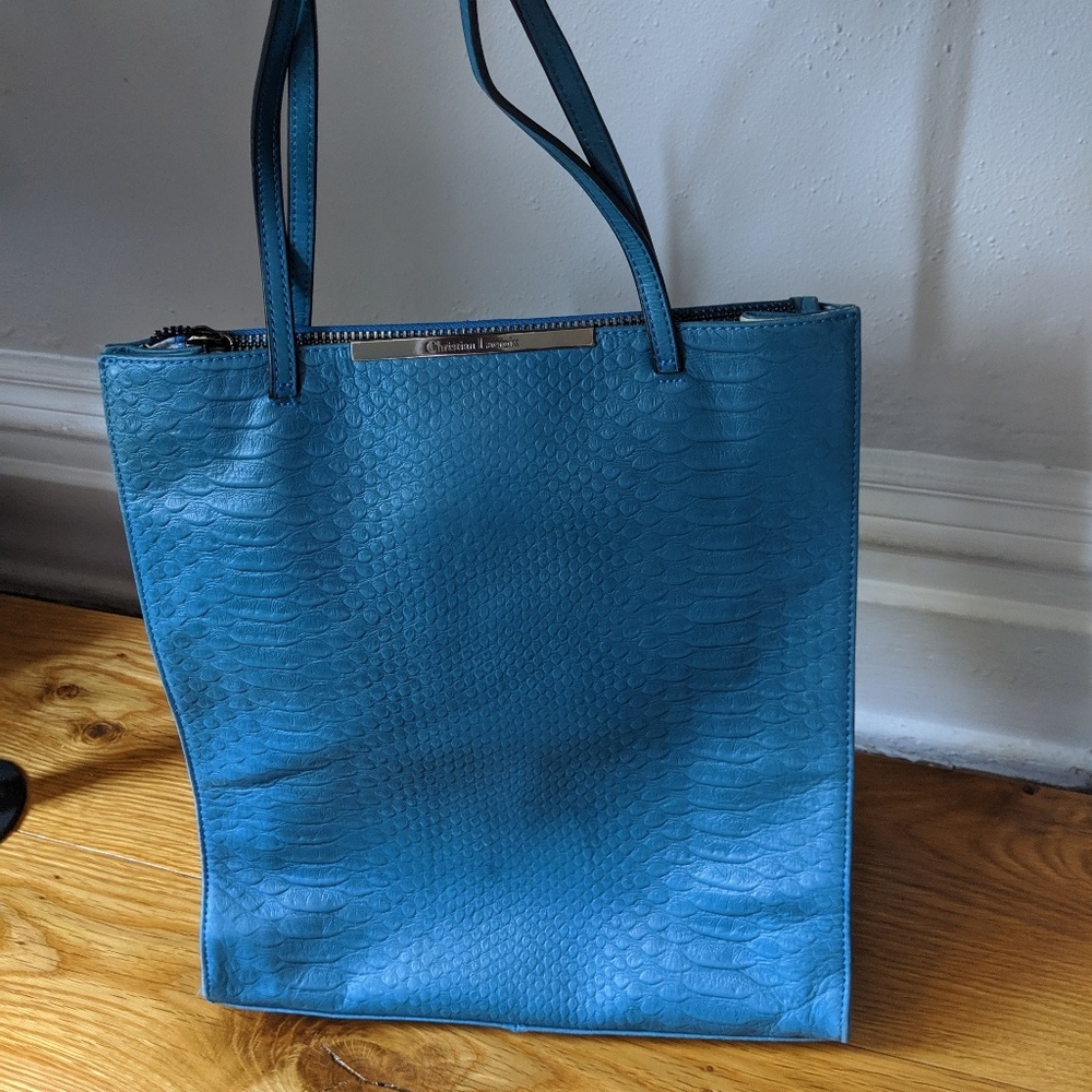 Christian Lacroix Blue Bag